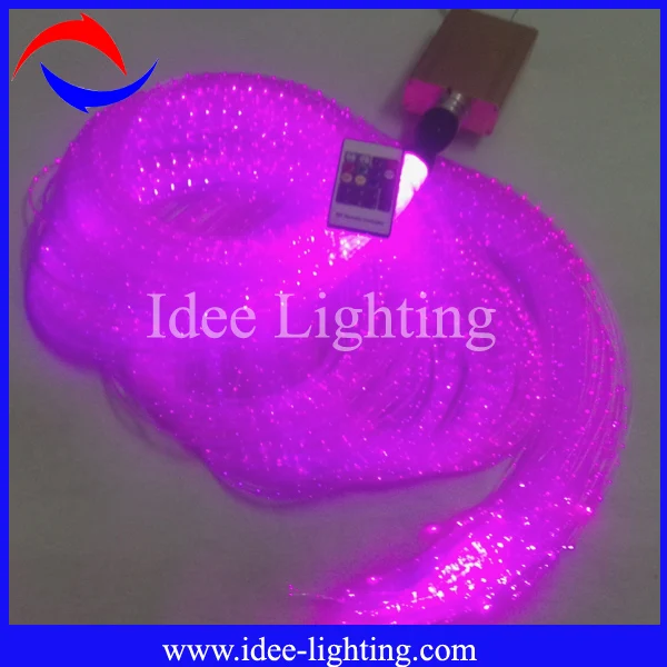 LED water curtain optic fiber light
