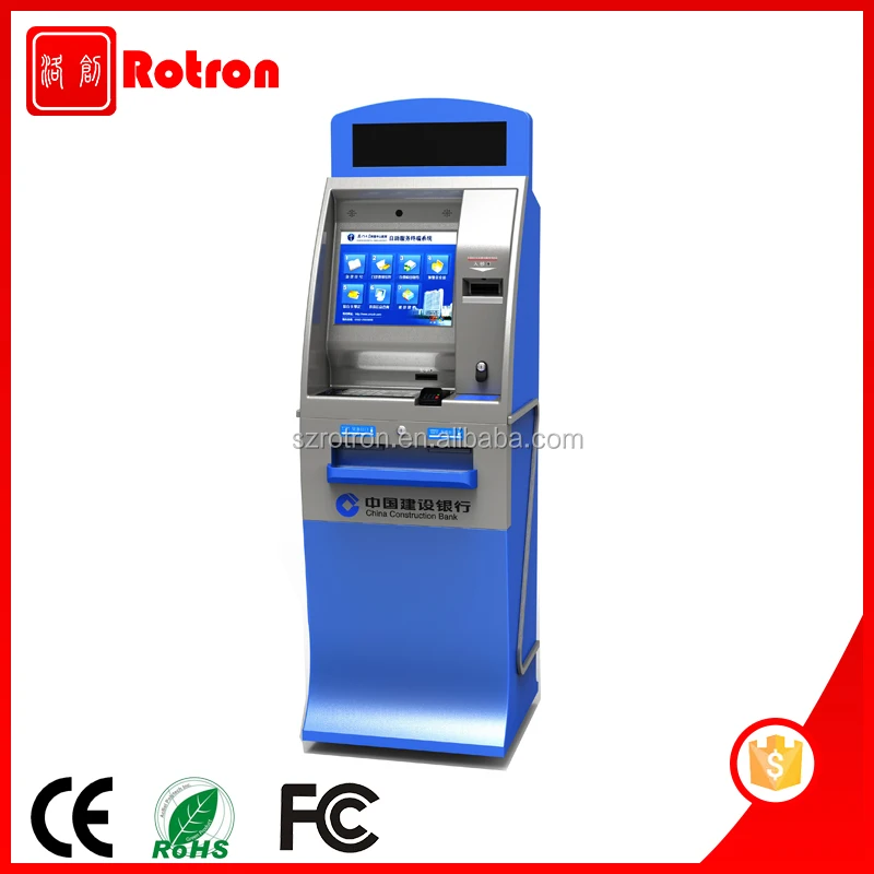 
Good quality self service cash deposit machine bank ATM machine with accept foreigh currency 