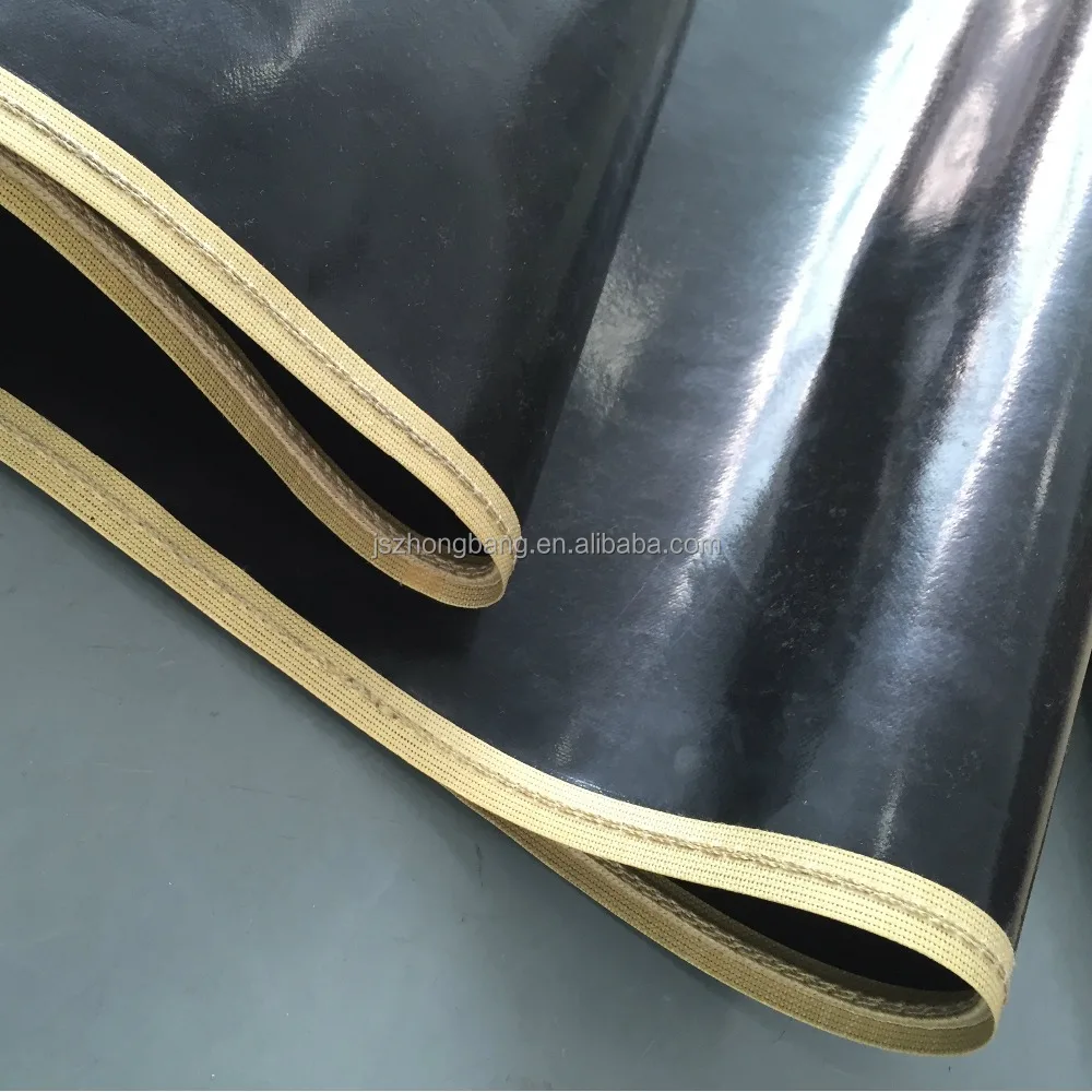 Антистатическая черная Стекловолоконная ткань с покрытием из ПТФЭ