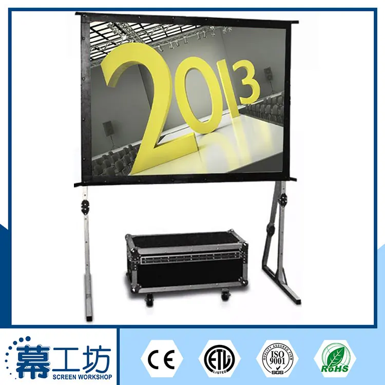 Оптовая Китай алюминий сложенный экран, быстрый экран для проектора раза