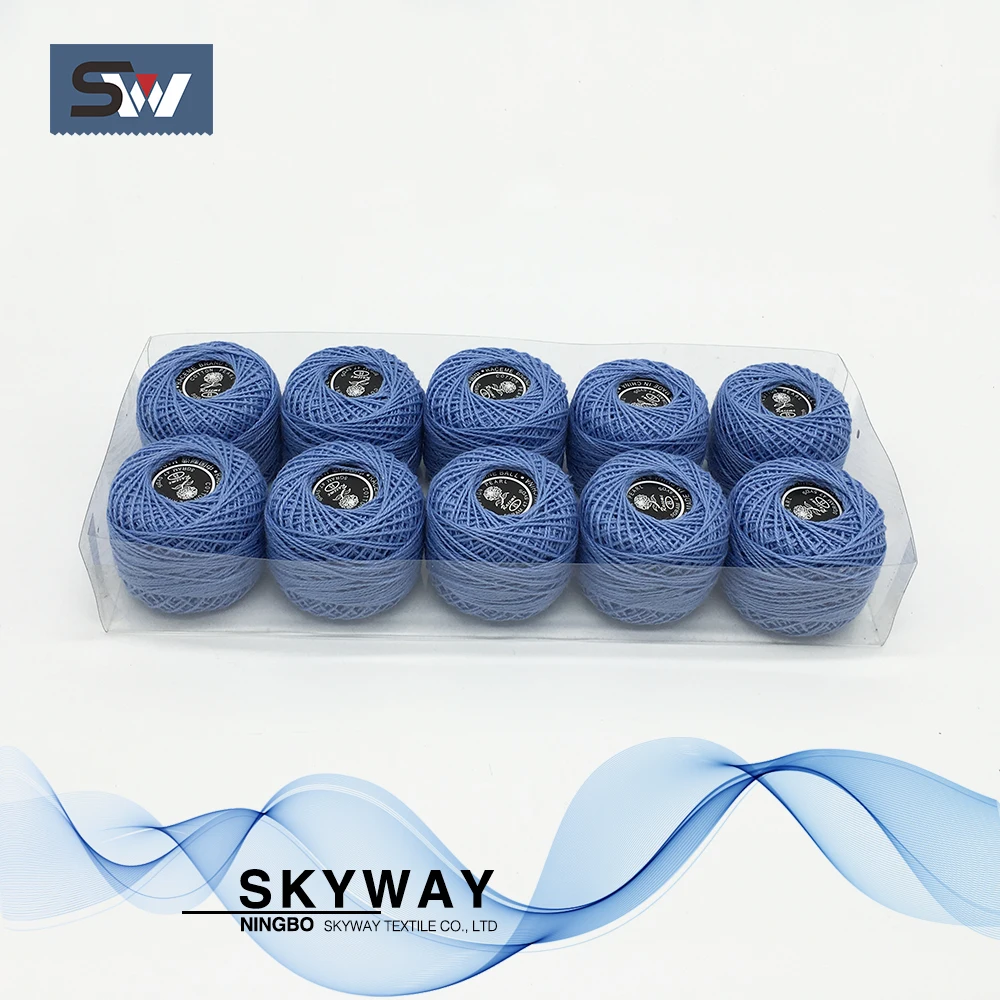 10pcs box cotton thread 5g 10g ball for crochet