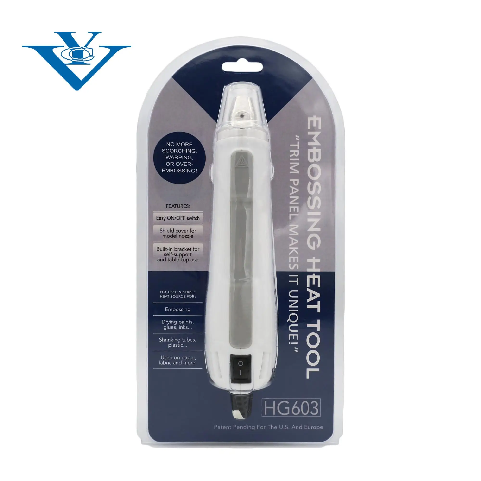 
Dual Speed Embossing Heat Tool for Heat Shrink Tubing and card painting 