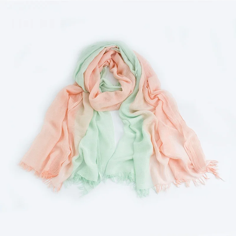 Fashion design viscose cotton wholesale square scarves