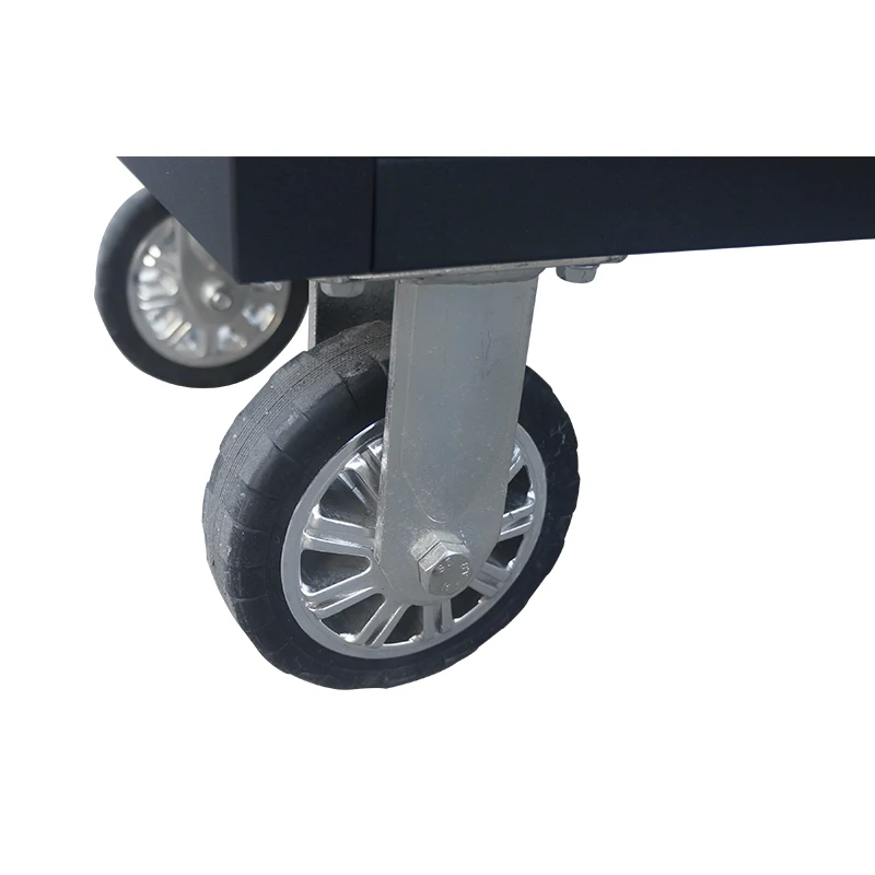 Tool Box Cabinet Garage Metal Workbench Worktable 100lbs Drawer Slide 18 Drawers HTC7218W 3 Years CN;GUA 3pcs Customized,silver