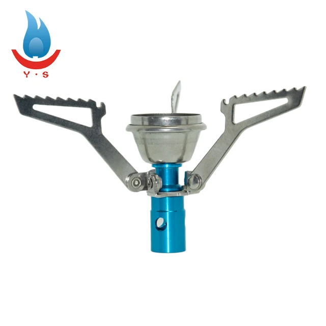 
Outdoor Camping Mini Stove Ultralight Foldable Titanium Alloy Gas Stove BACKPACKERS MINI BUTANE STOVE 