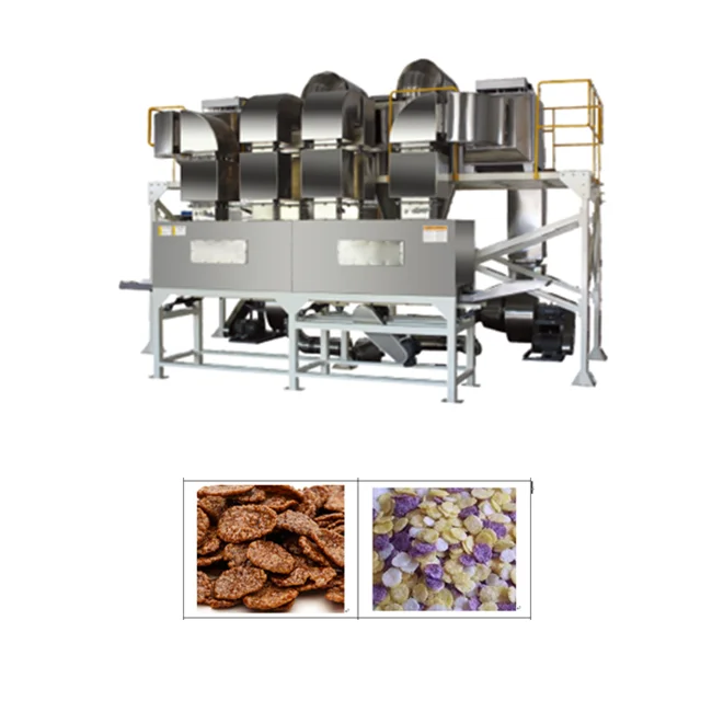 Automatic Corn Flakes Maize Flex Flask Making Machine