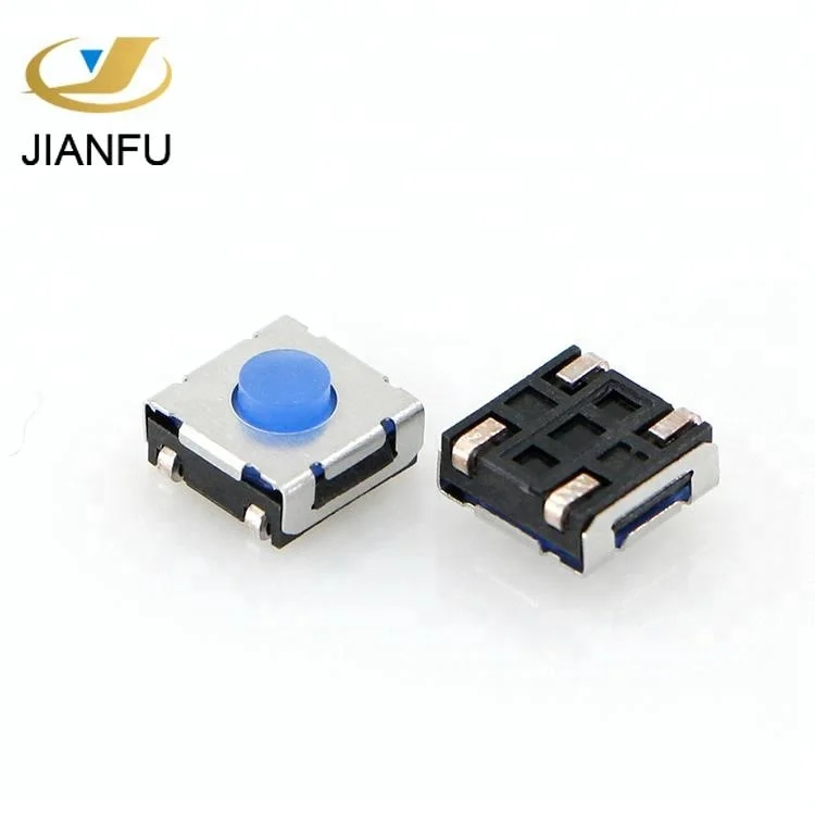 6x6 4 шпильки smd Средний путешествия резиновые тактильные переключатель