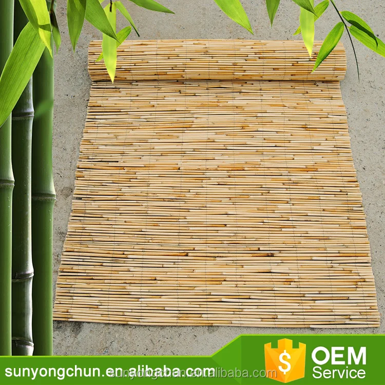 high quality eco-friendly natural decorative rolled reed fence for garden yarm farm