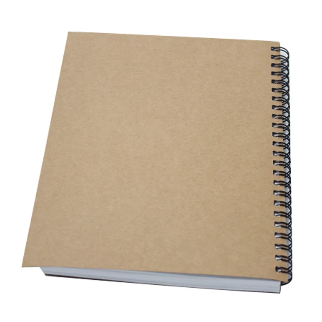 
Eco Friendly Kraft Paper Handmade Brown Kraft Paper Notebook Recycled Blank Notebook 