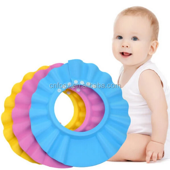 Baby Shower Cap / Kids Bathing Head Cap/ KIDS Shower Wash Hair Cover