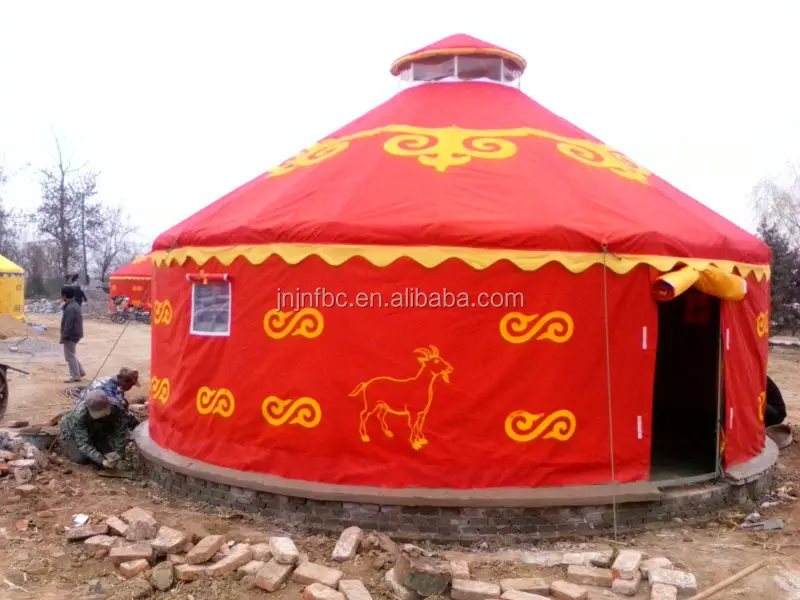 20M diameter mongolian winter yurt