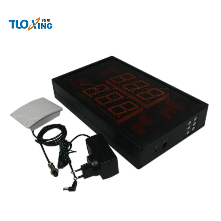 Small led digital temperature humidity display