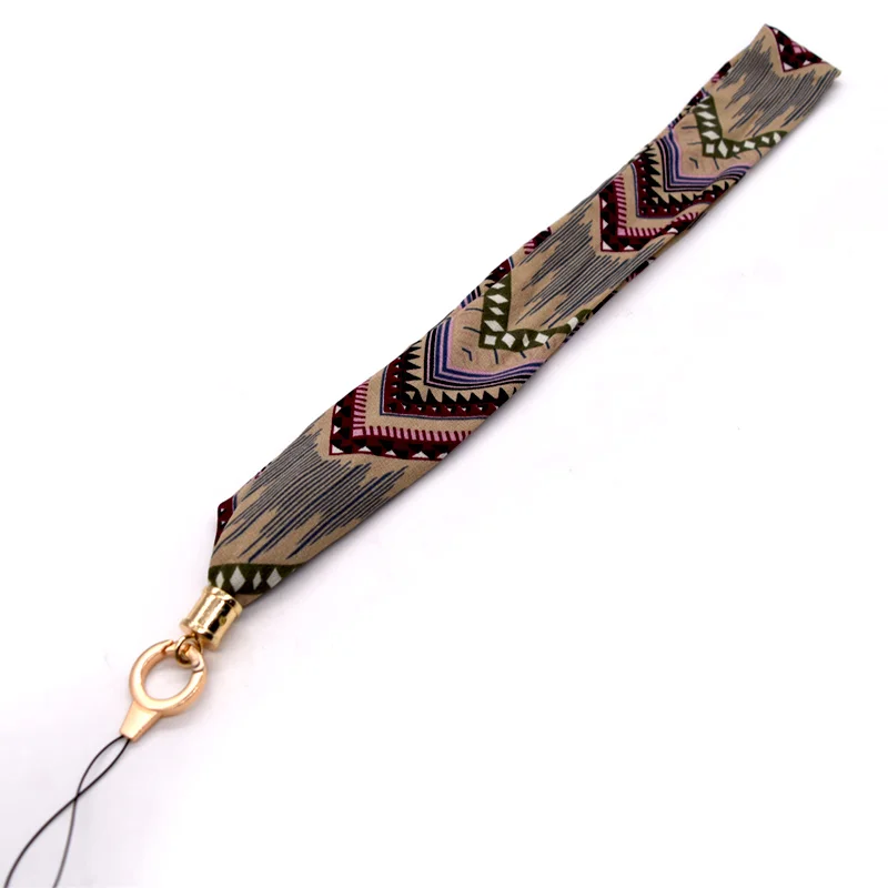 New Arrival custom design vintage style neck scarves lanyard for mobile phones