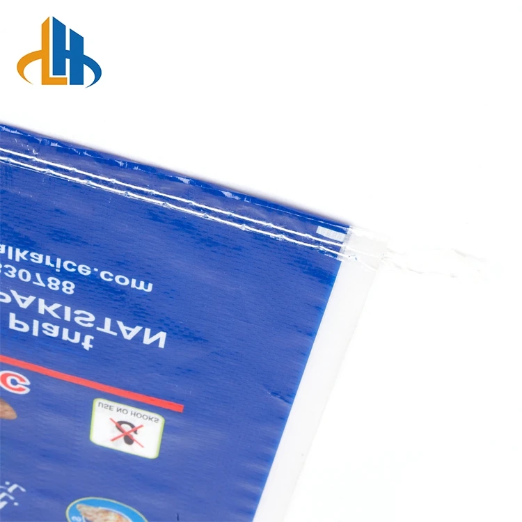 High quality custom laminated 25kg basmati rice bag in dubai