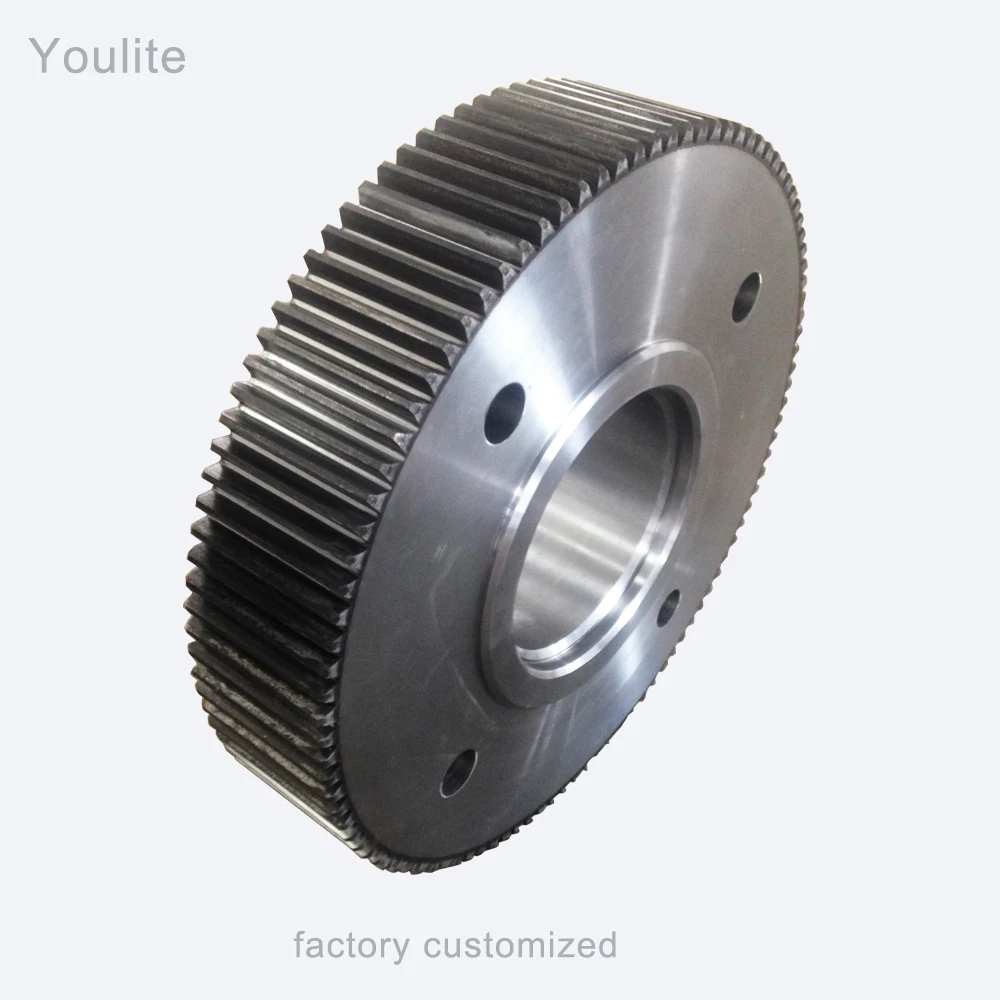 Custom 2000mm Large Diameter Metal Steel  Ring Gear
