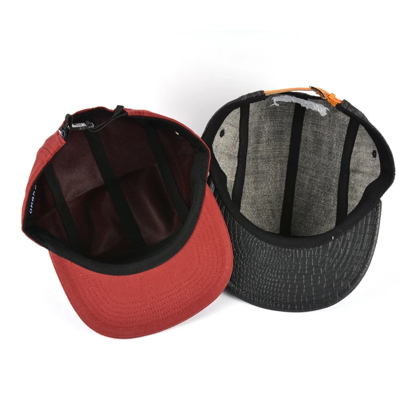 Wholesale Five Panel Cap Custom Printing Floral Sports Camp Cap 5 Panel Camping Hat With Patch