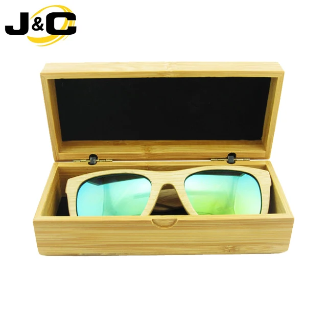 
Eco-friendly nature bamboo case for wooden sunglasses in China 
