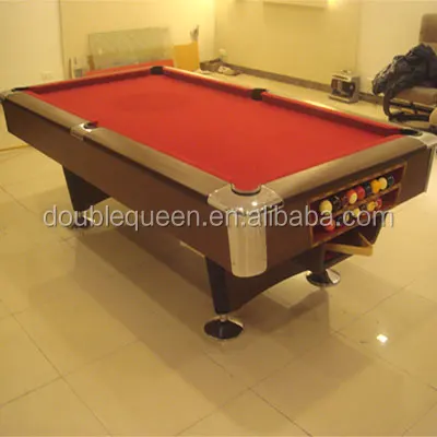9ft solid wood pool table
