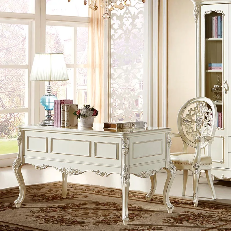 european style office furniture accessories wooden study table for study room