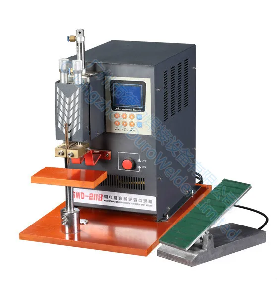 Manufacturer price 110V/220V dual pulse welding battery machine/double pulse spot welding machine