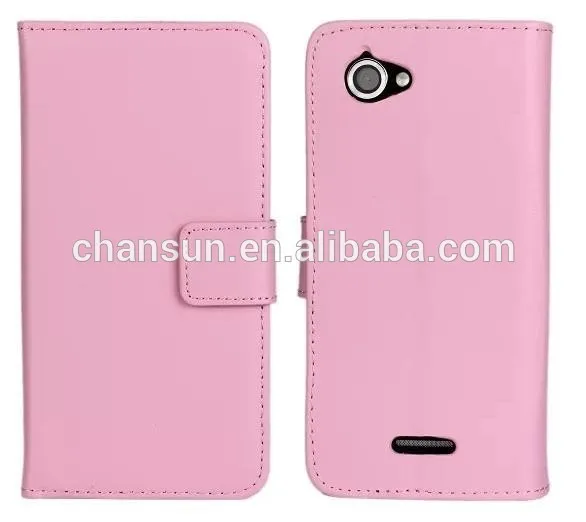 For Sony Xperia L leather flip case