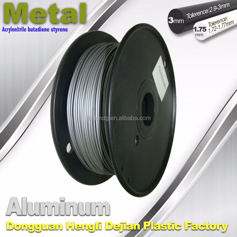 3d printer filament 0.5KG 1.75mm 3.0mm Aluminum metal filament