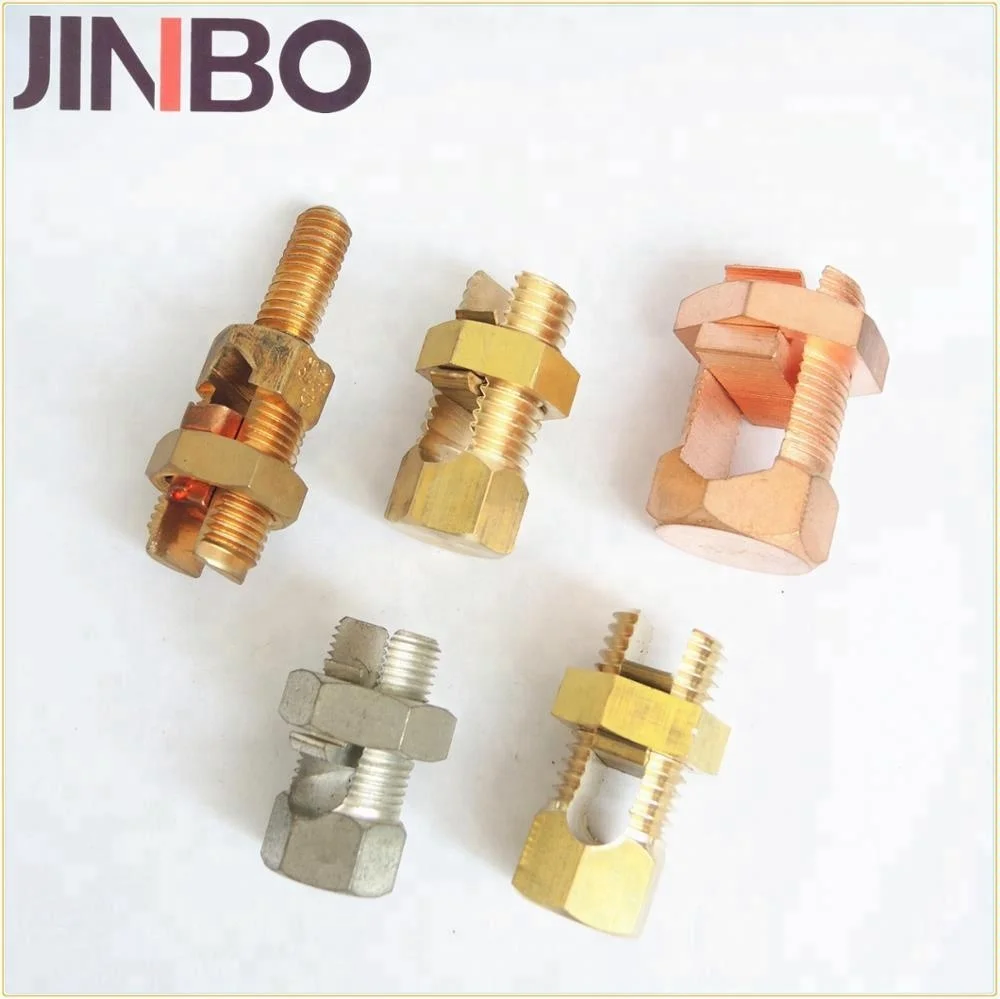 Copper Brass Split Bolt Electrical Cable Clamp and Cable Joint Clamp