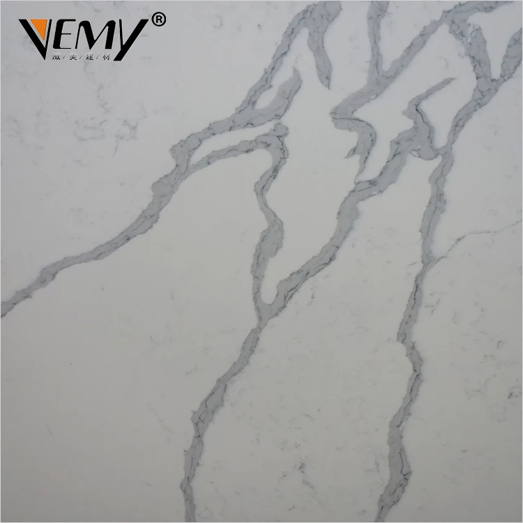 
Realistic style of white artificial quartz stone 