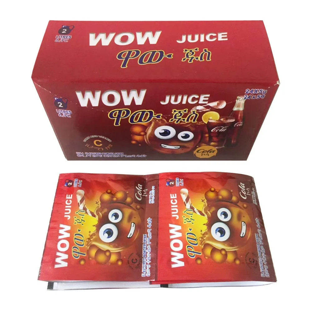 Instant orange lime juice powder pop jus drink