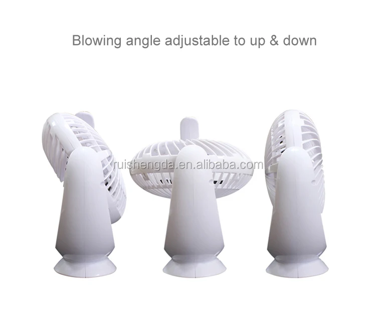 8 inch Desktop USB & Battery Rechargeable Fan Table USB Moon Fan with Natural Wind Mode