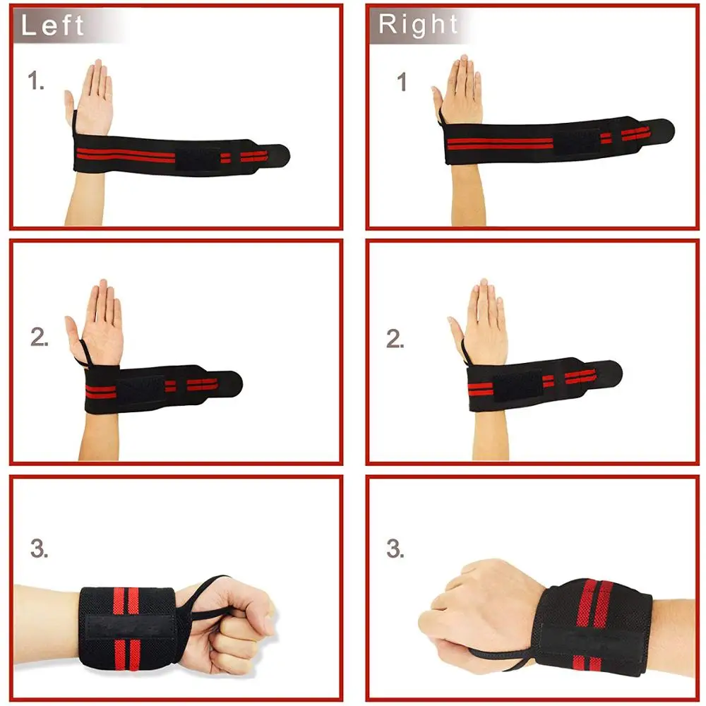 Wrist Support Braces for Men & Women Powerlifting Strength Training