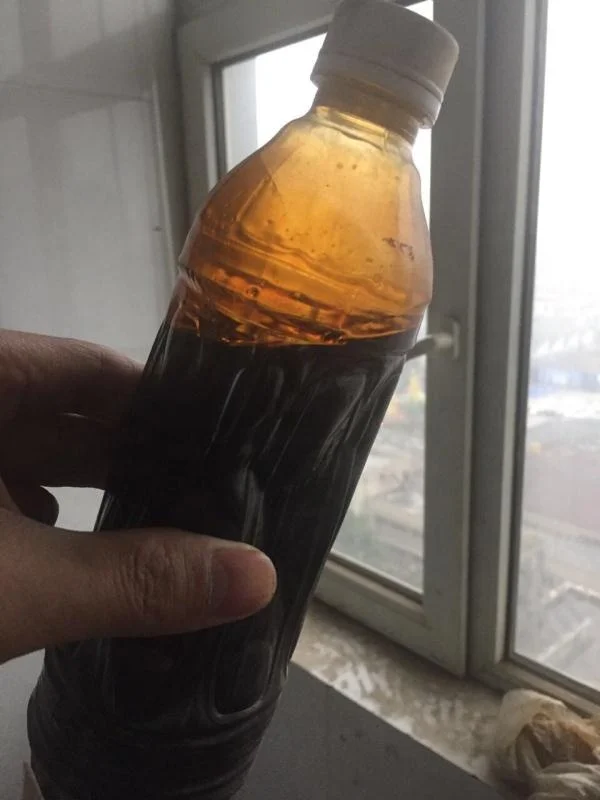 Черная угольная смола необработанная