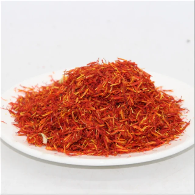 
Hong hua Chinese raw nature herb safflower carthamus yellow flower 