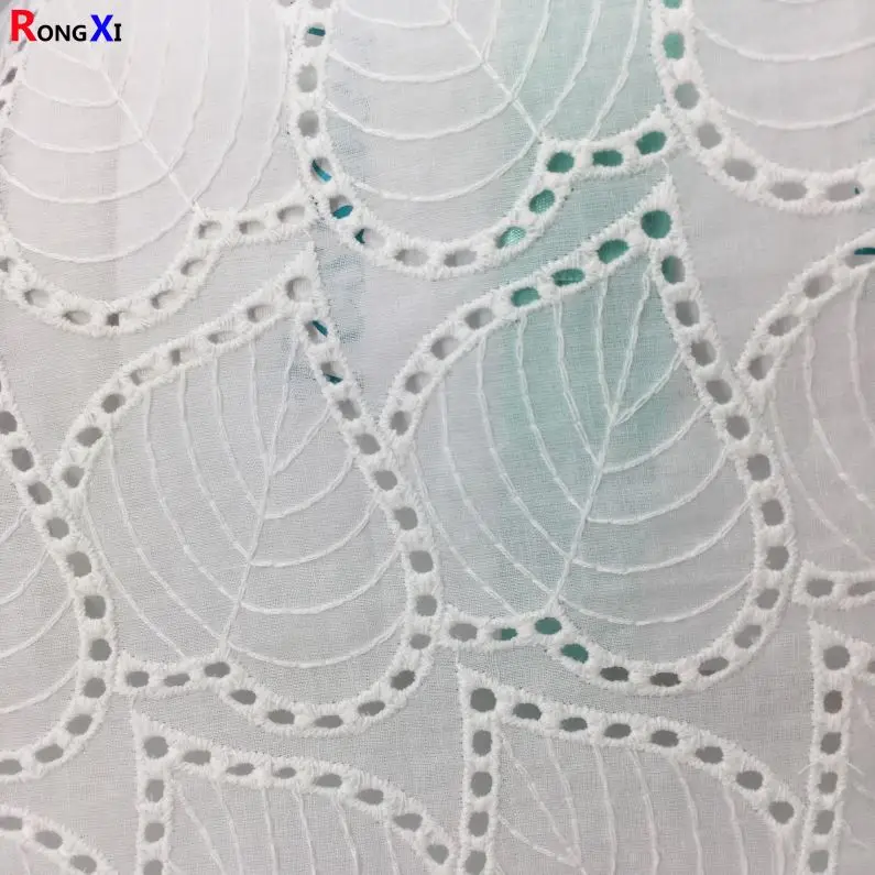 RXF0585 embroidery pima cotton Cotton Fabric