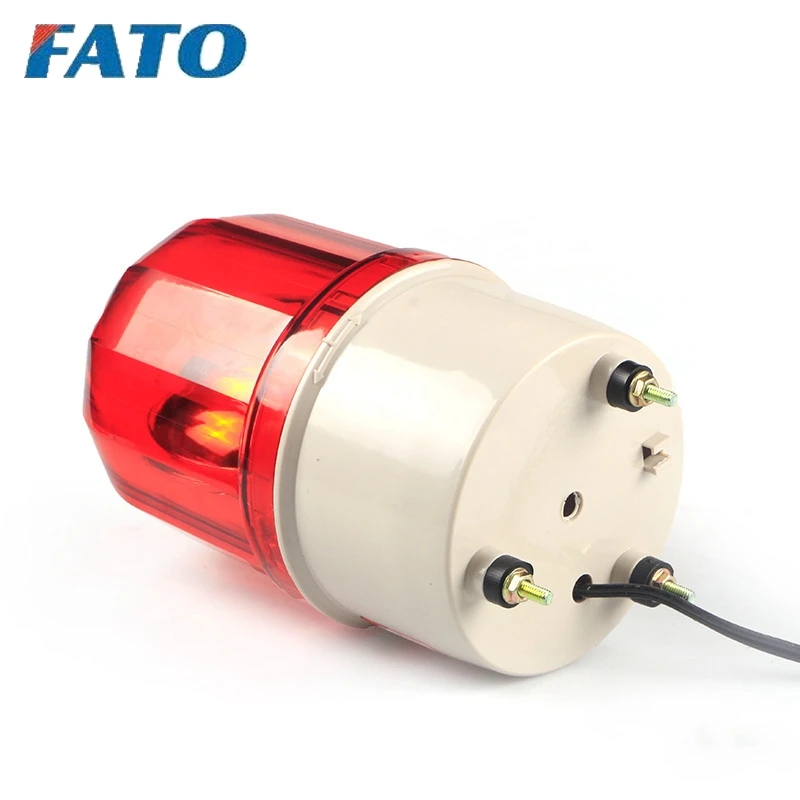 
FATO LTE-1101 12V 24V 110V 220V Revolving Rotary Warning Light,Rotator beacon solar auto flashing light 