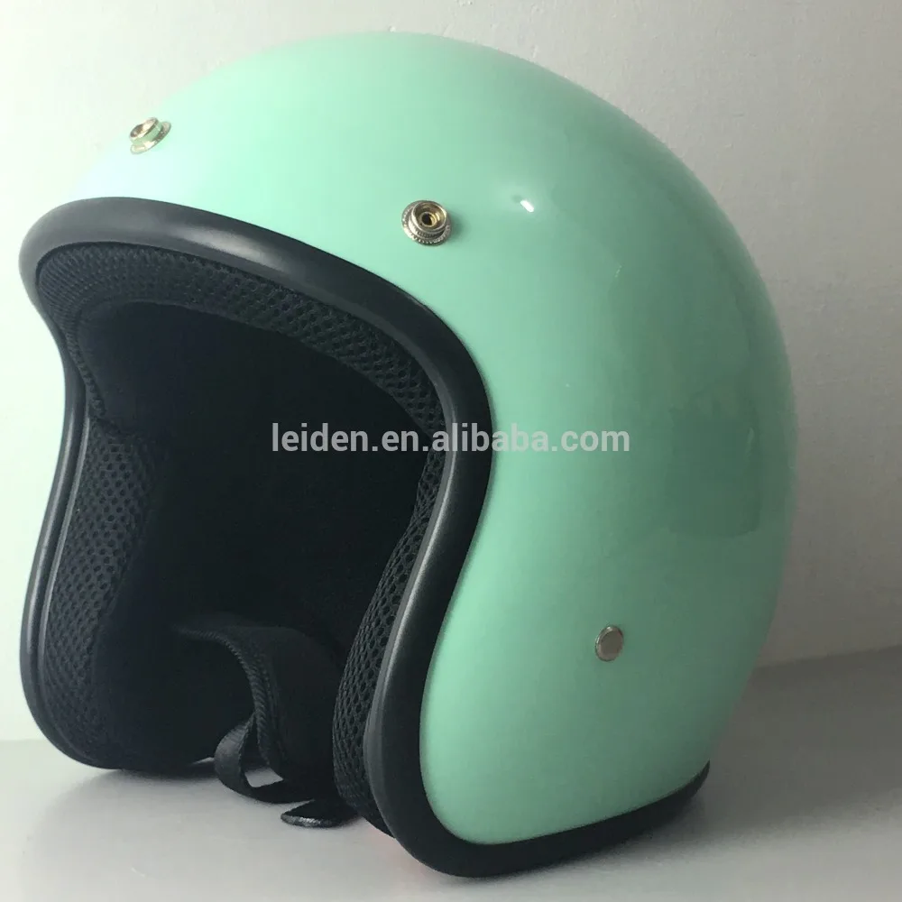 motorcycle vintage open face helmet in DOT