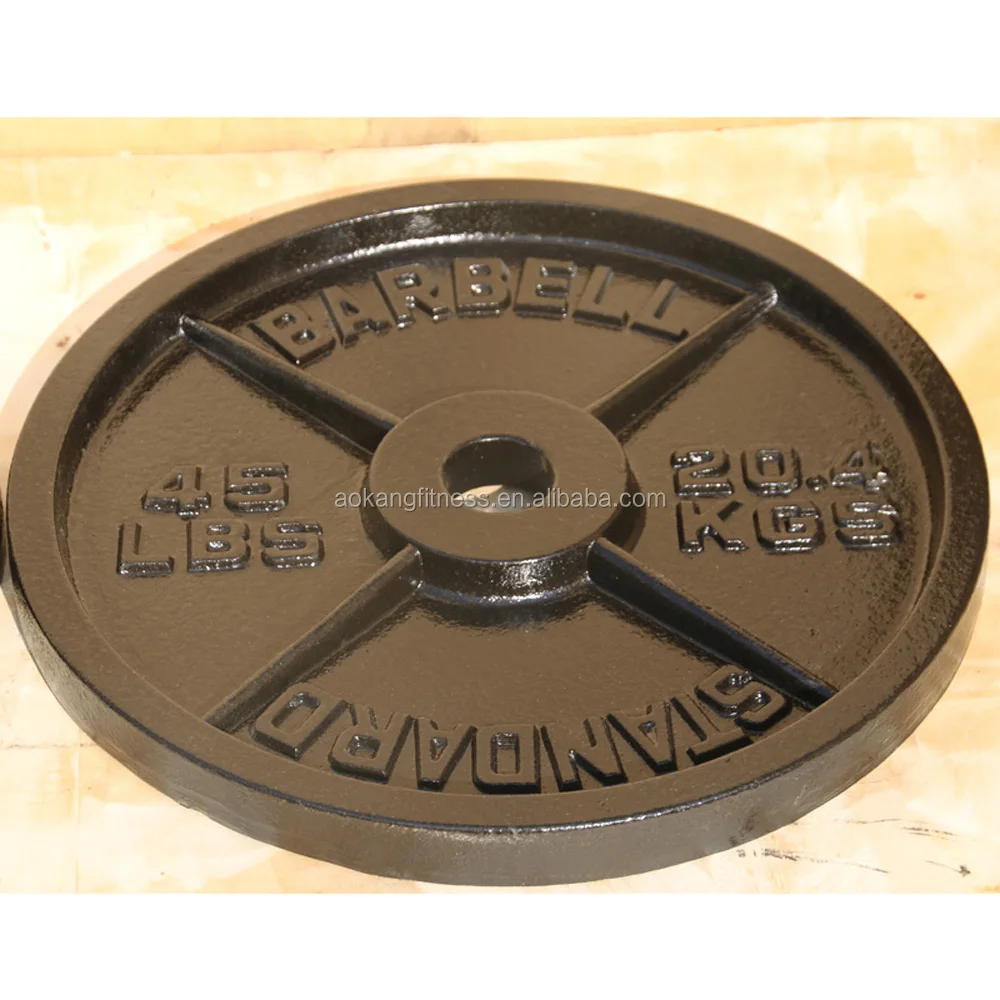 
Black Painted Cast Iron Weight Plate 