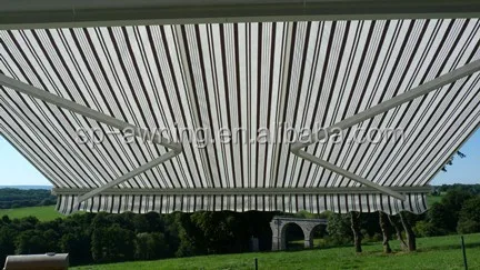 Adjustable Small Window and Swimming Pool Awnings Outdoor Shade Canopy
