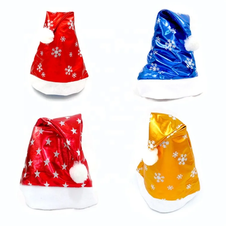 Рождественский костюм, шапка для вечеринки, для взрослых, детей, семейные рождественские подарки, синие шапки Санта Клауса, отца, Рождества