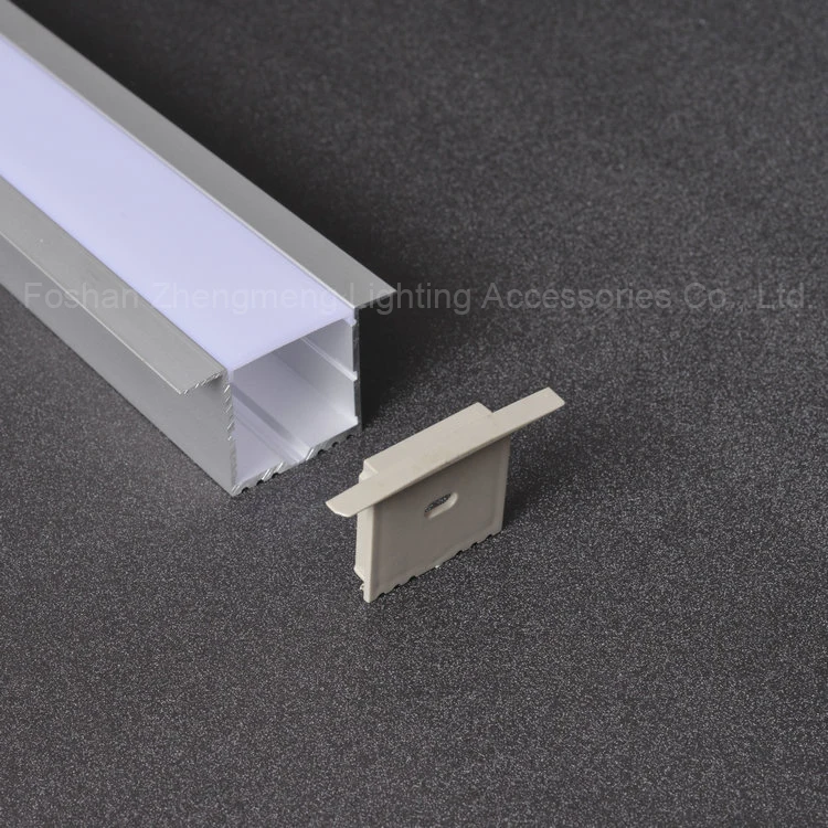 
35mm deep 55mm width led strip lighting house,housing aluminum profile with lips flange outward 
