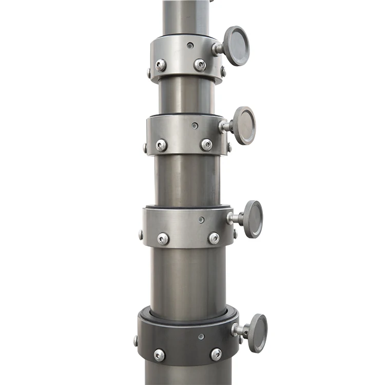 
Heavy pole mast Pneumatic telescopic solar communication 