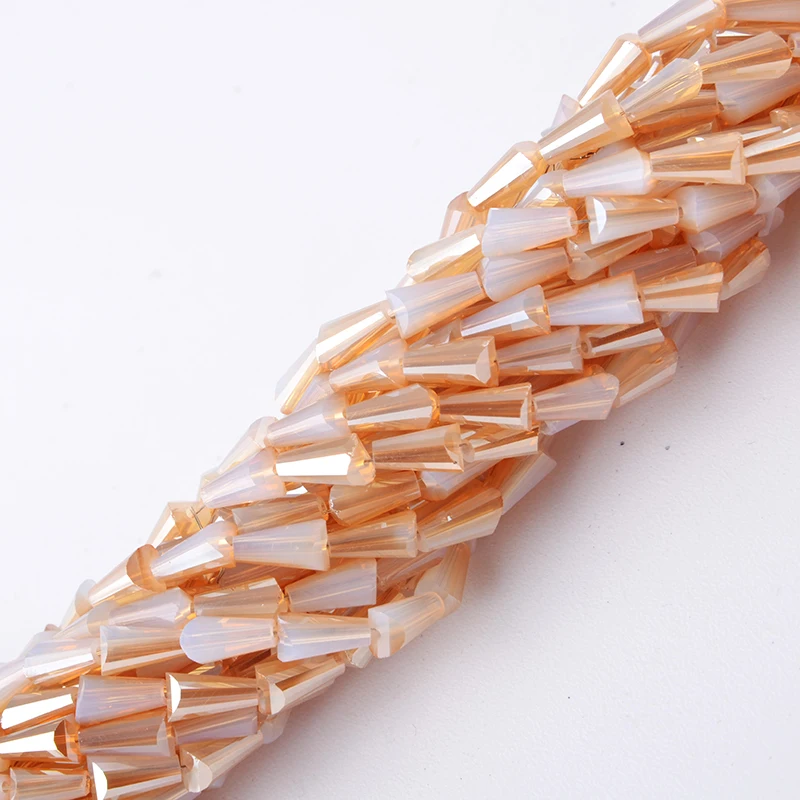 Wholesale Tower Shape Crystal Lampwork Glass Beads