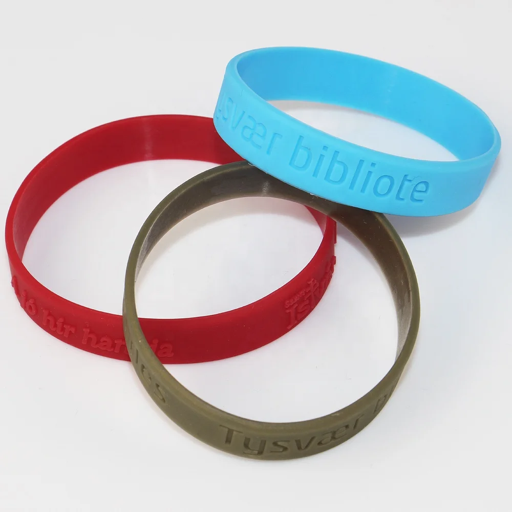 Factory directly wholesale wrist band silicone wristband for sports