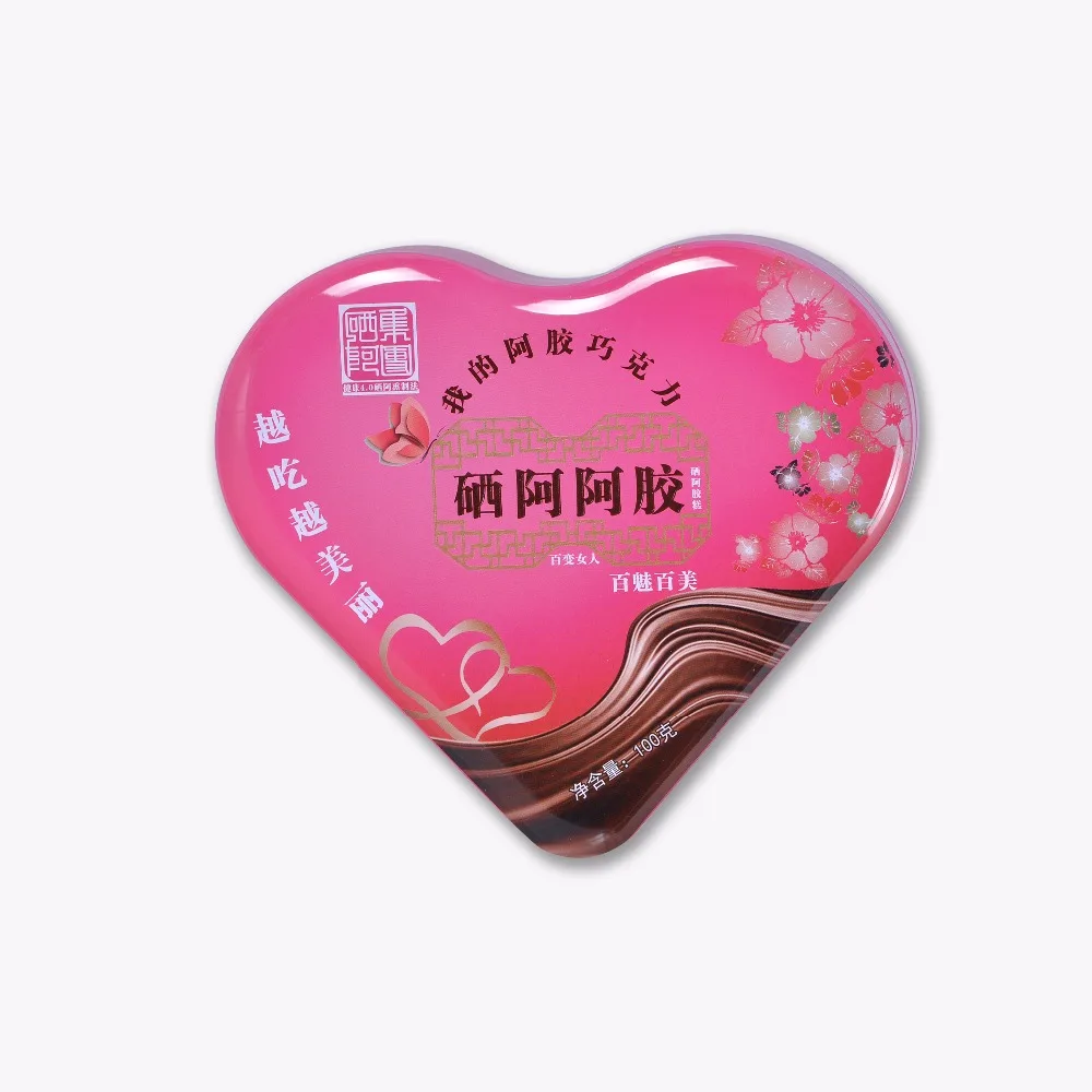 
heart shape tin box candy box chocolate box 