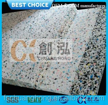 
Good quality PU Rebond Foam/recycle foam mix color 