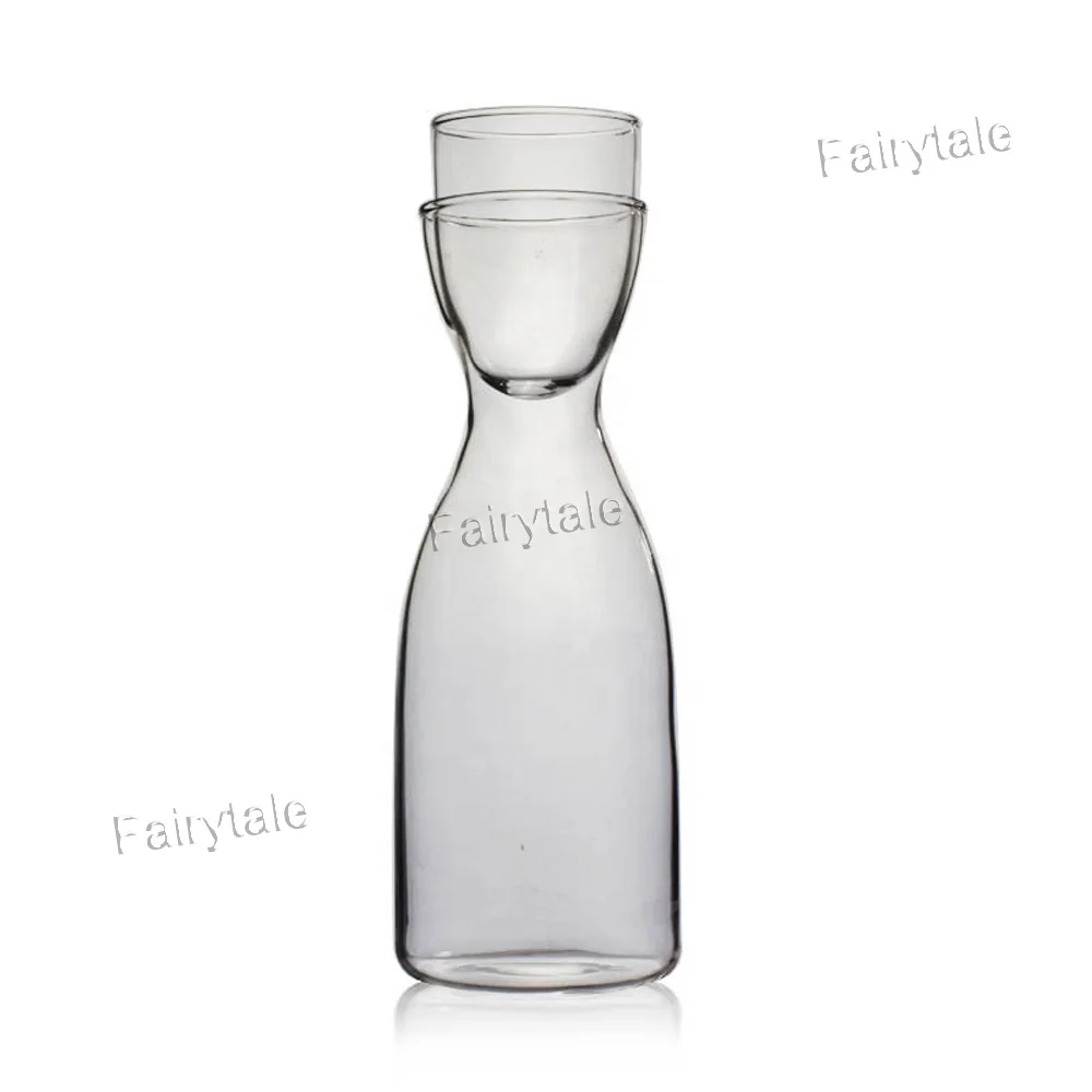 
Nordic Style Transparent Glass Pots Cup Carafe Set One Person Drinking Glass Water Pot 