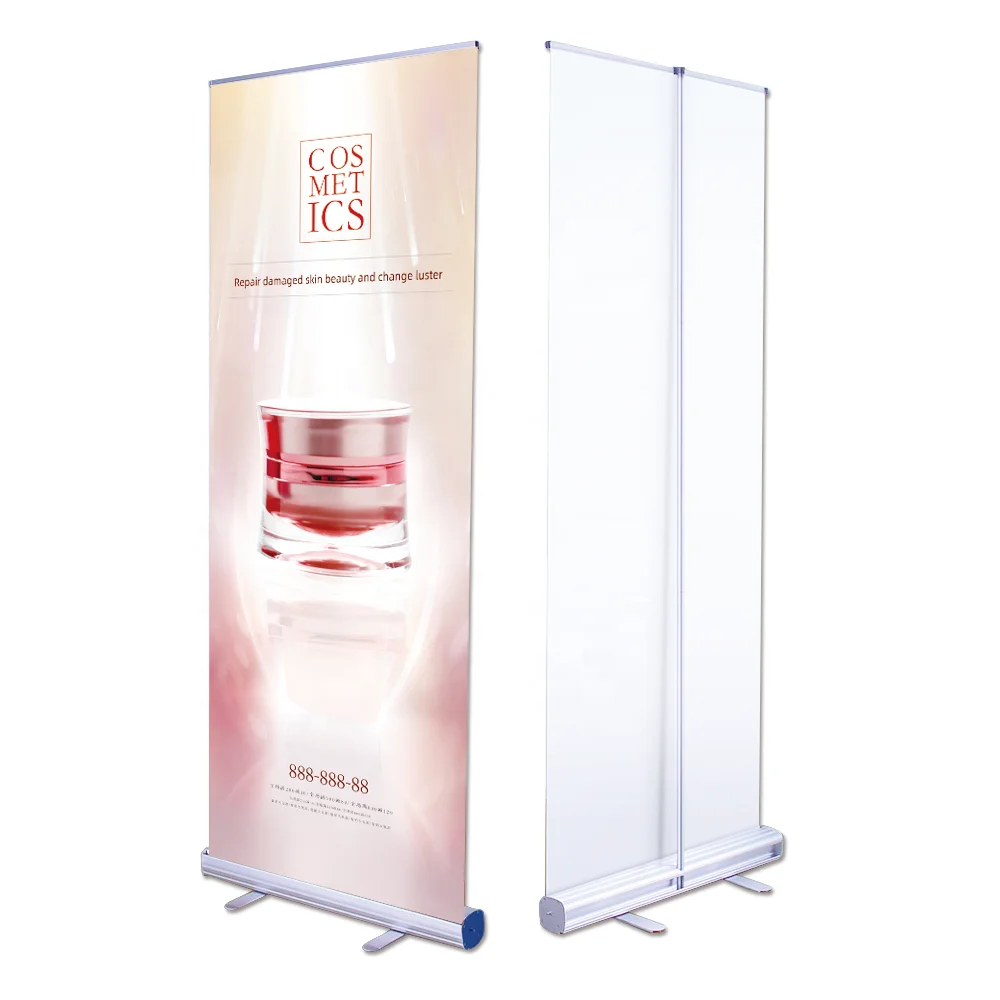 
Luxury Custom LOGO Digital Printing Retractable Roll Up Banner Stand for Advertisement 