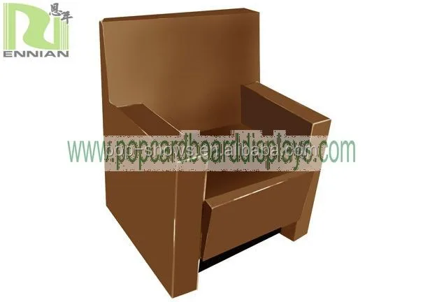 pop/pos corrugated cardboard chair
