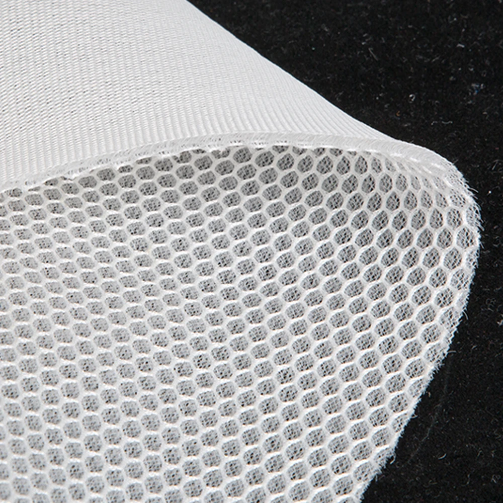 HH-019 100% polyester decorative tulle mesh fabric for bag shoes sport shoes men running