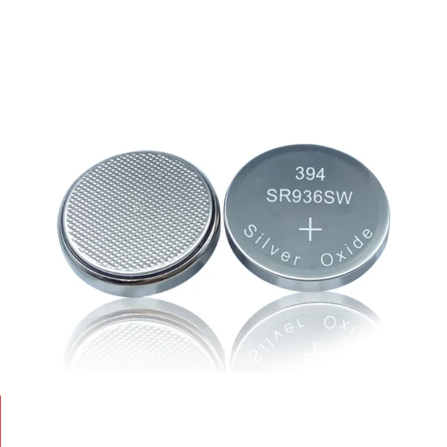 High Quality 1.55V 394 SR936SW Silver Oxide Button Cell Battery